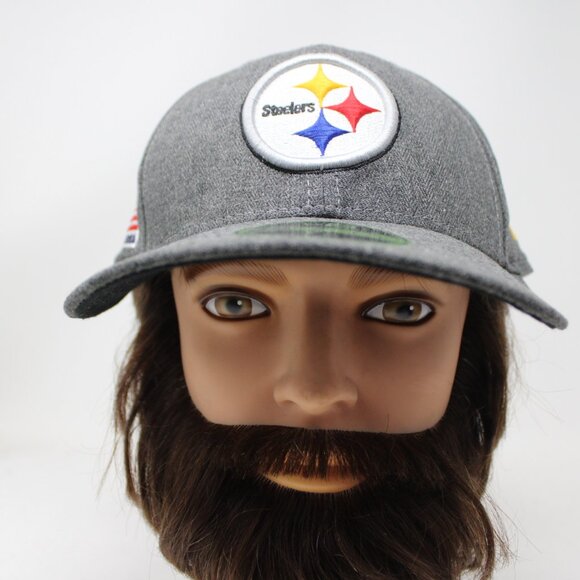 Pittsburgh Steelers Hat NWT sz 7 1/2 Gray Created in America New Era Low Profile - Picture 8 of 13